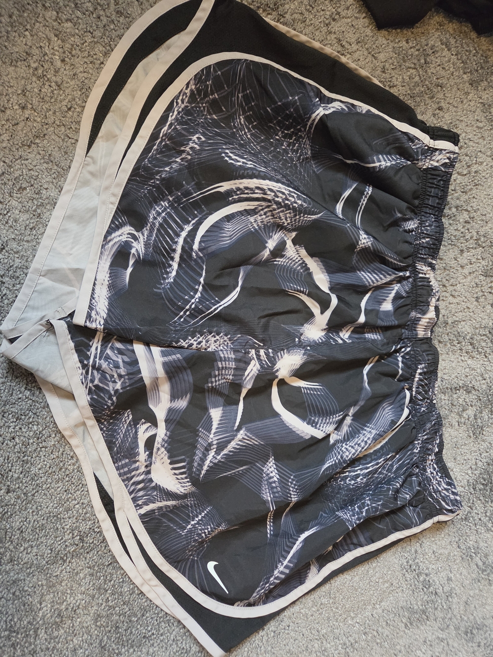 Nike Black Athletic Shorts with Subtle Swoosh